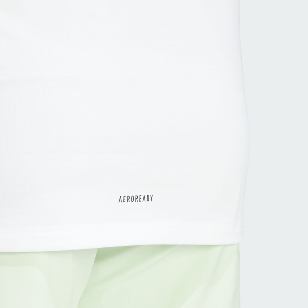 Foto 8 pulgar | Playera Adidas Blanca para Hombre