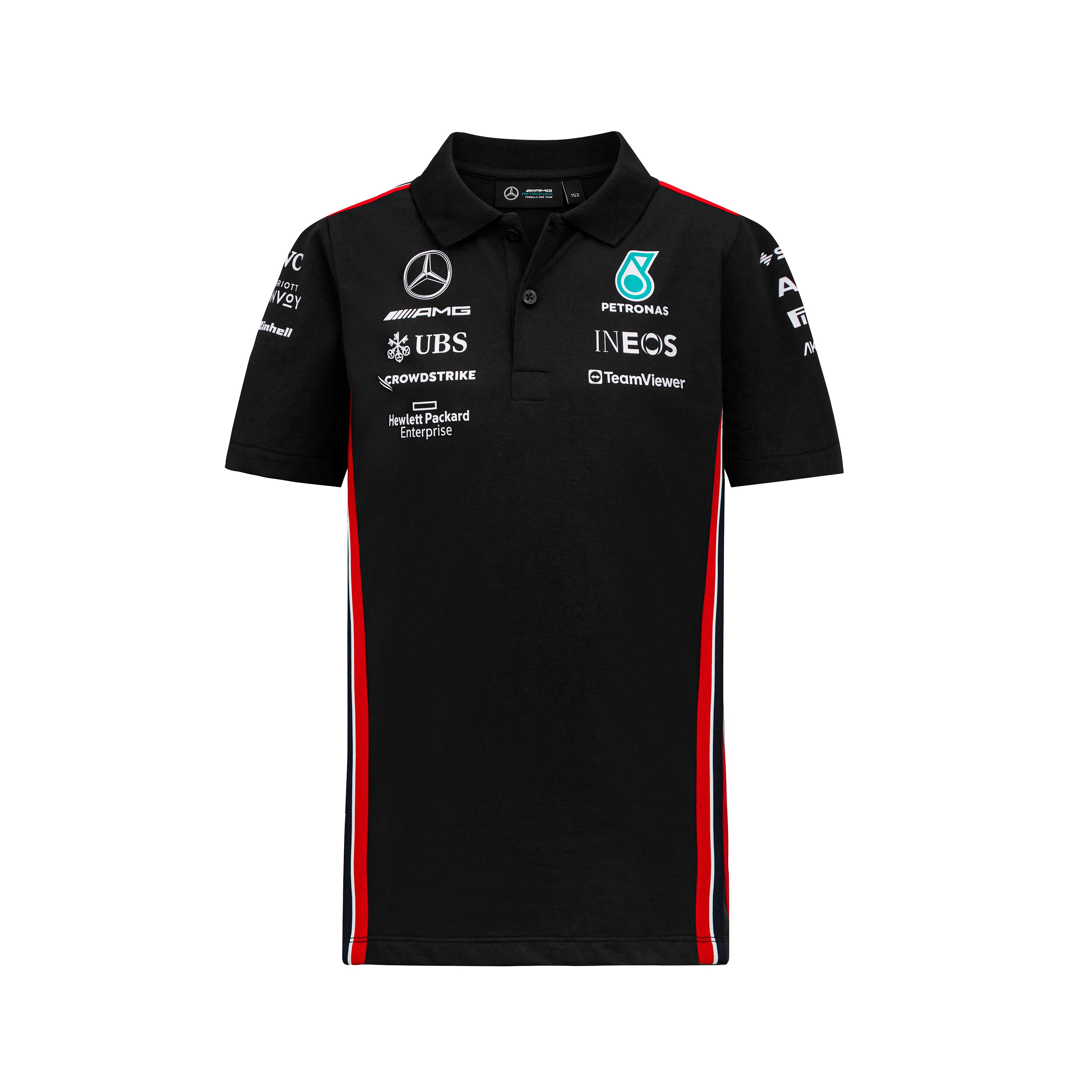 Foto 2 pulgar | Mercedes Amg Petronas Infantil Camiseta Polo Oficial 2023