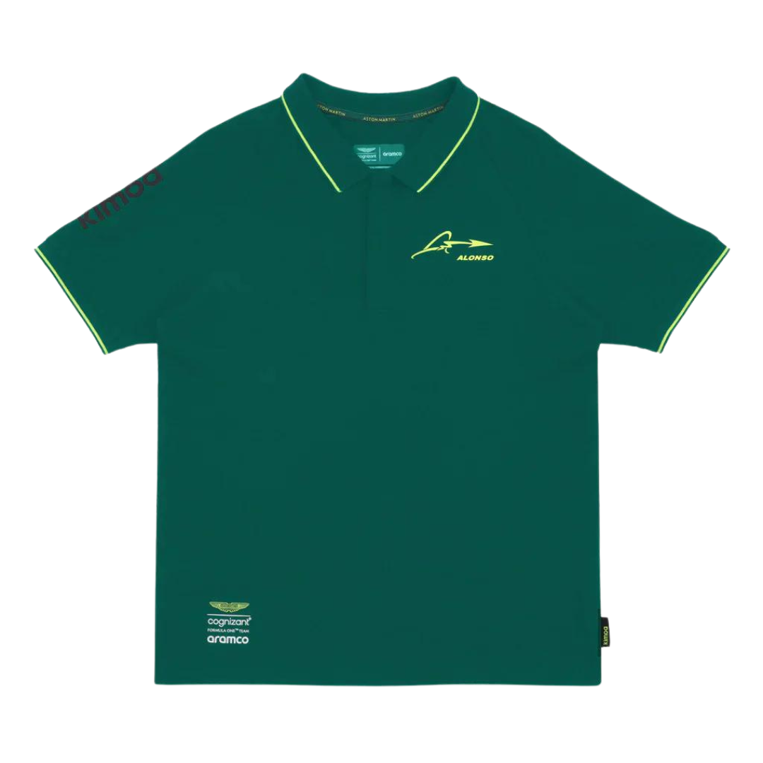 Foto 2 pulgar | Aston Martin Camiseta Polo Kimoa Fernando Alonso