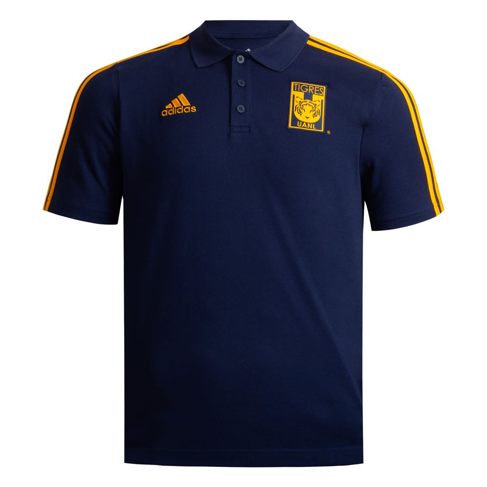 Foto 2 pulgar | Playera Polo Tigres Uanl Dna Adidas Azul Hombre