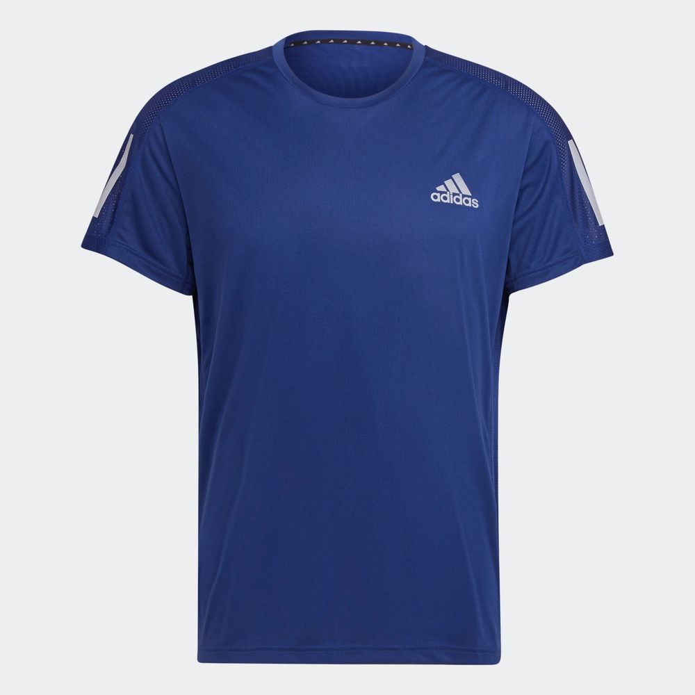 Foto 3 pulgar | Playera Adidas Azul para Hombre
