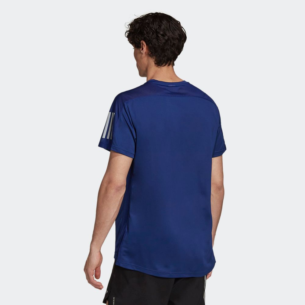 Foto 5 pulgar | Playera Adidas Azul para Hombre