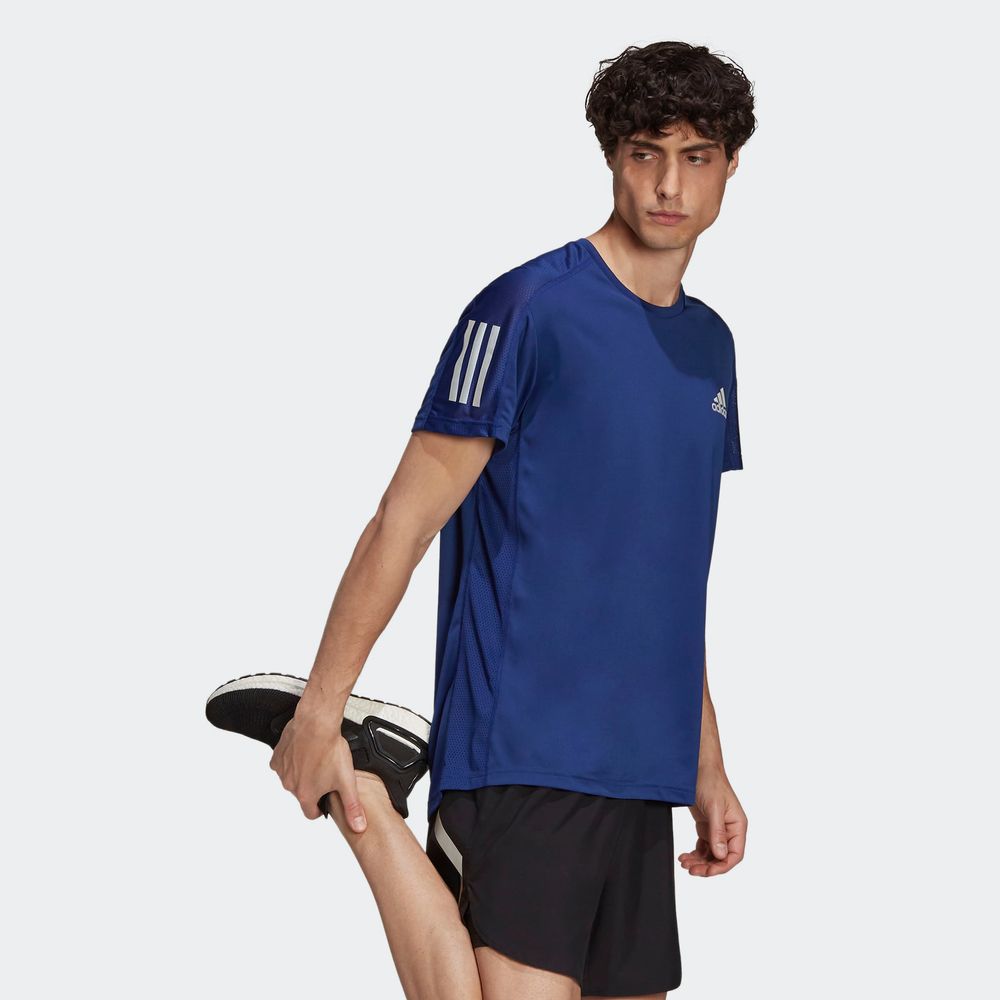 Foto 6 pulgar | Playera Adidas Azul para Hombre