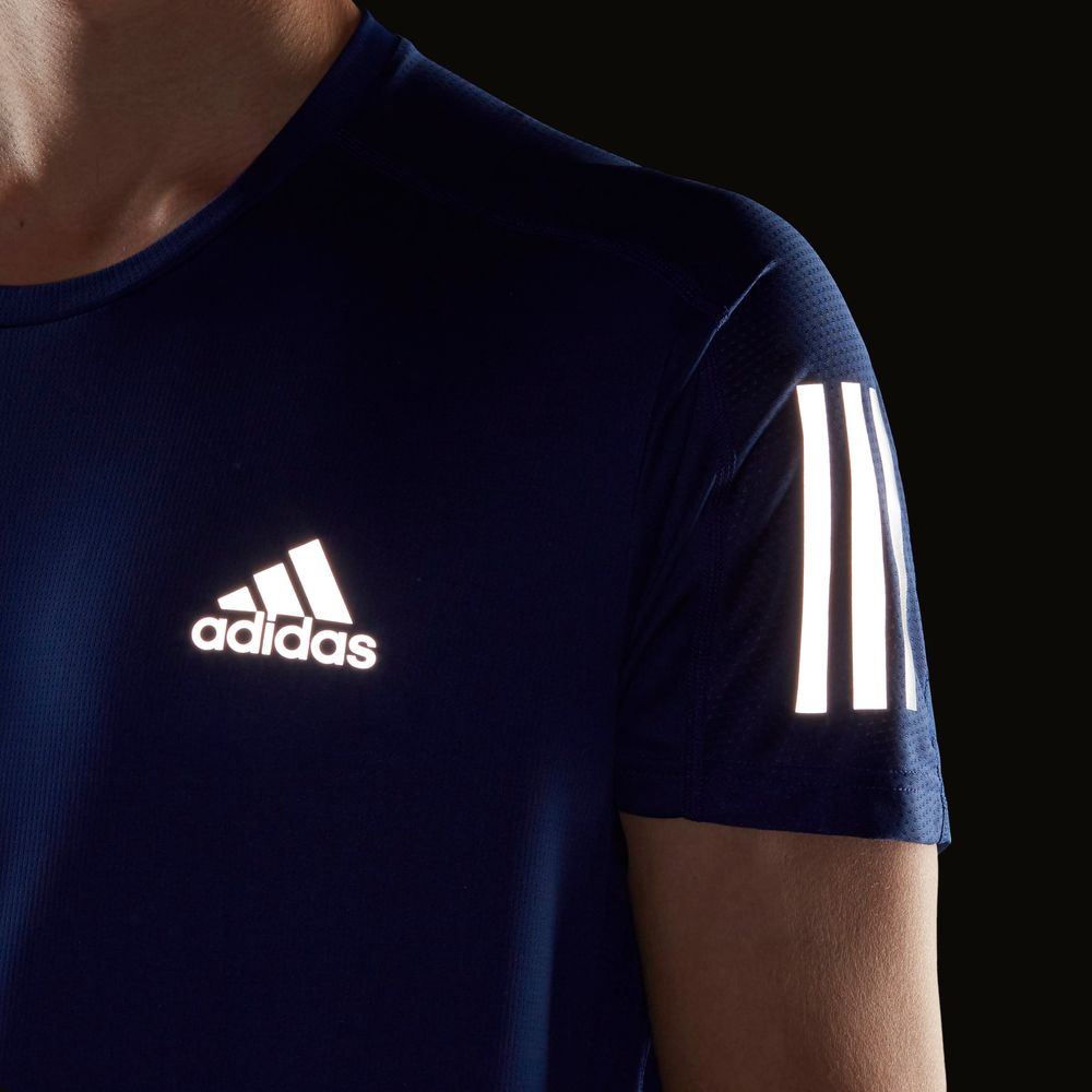 Foto 7 pulgar | Playera Adidas Azul para Hombre