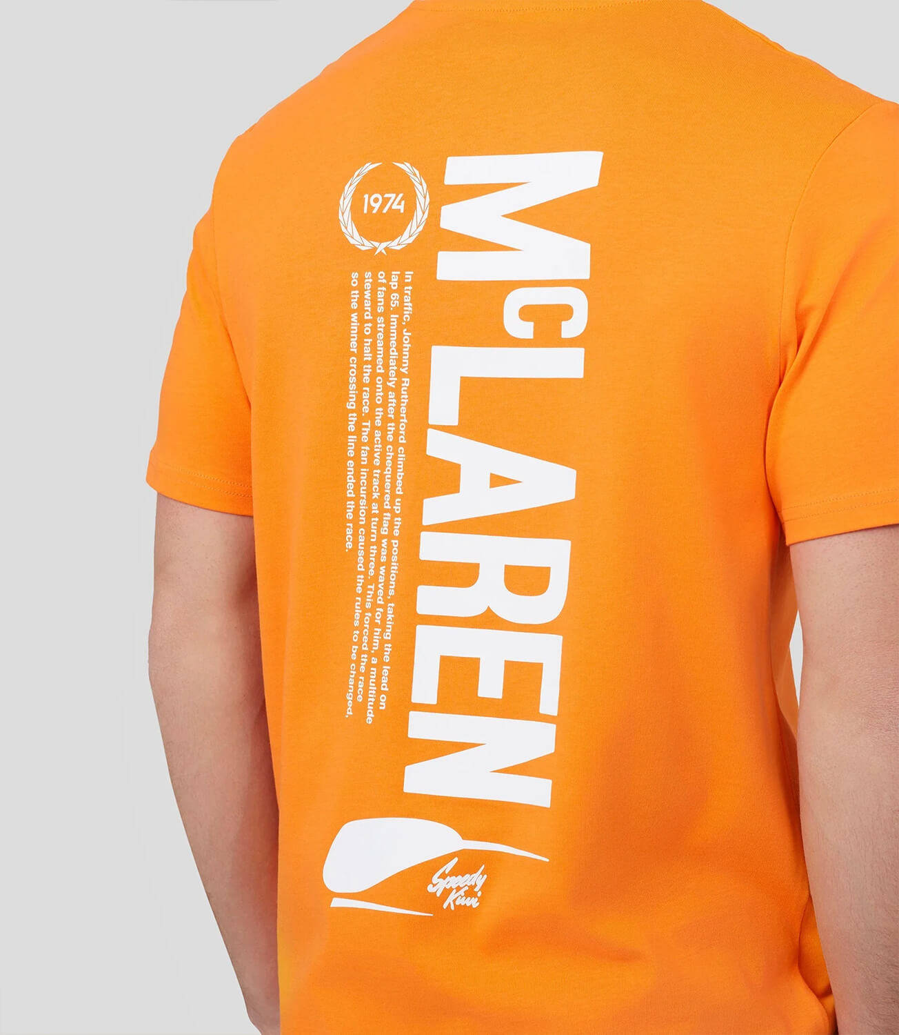 Foto 3 pulgar | Playera McLaren Naranja Edición Indycar 500 Millas para Hombre