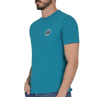 Foto 5 | Playera Lee Slim Fit 411 Turquesa para Hombre