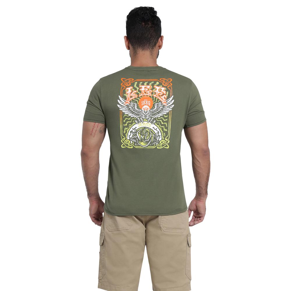 Foto 4 pulgar | Playera Lee Slim Fit 430 Verde para Hombre