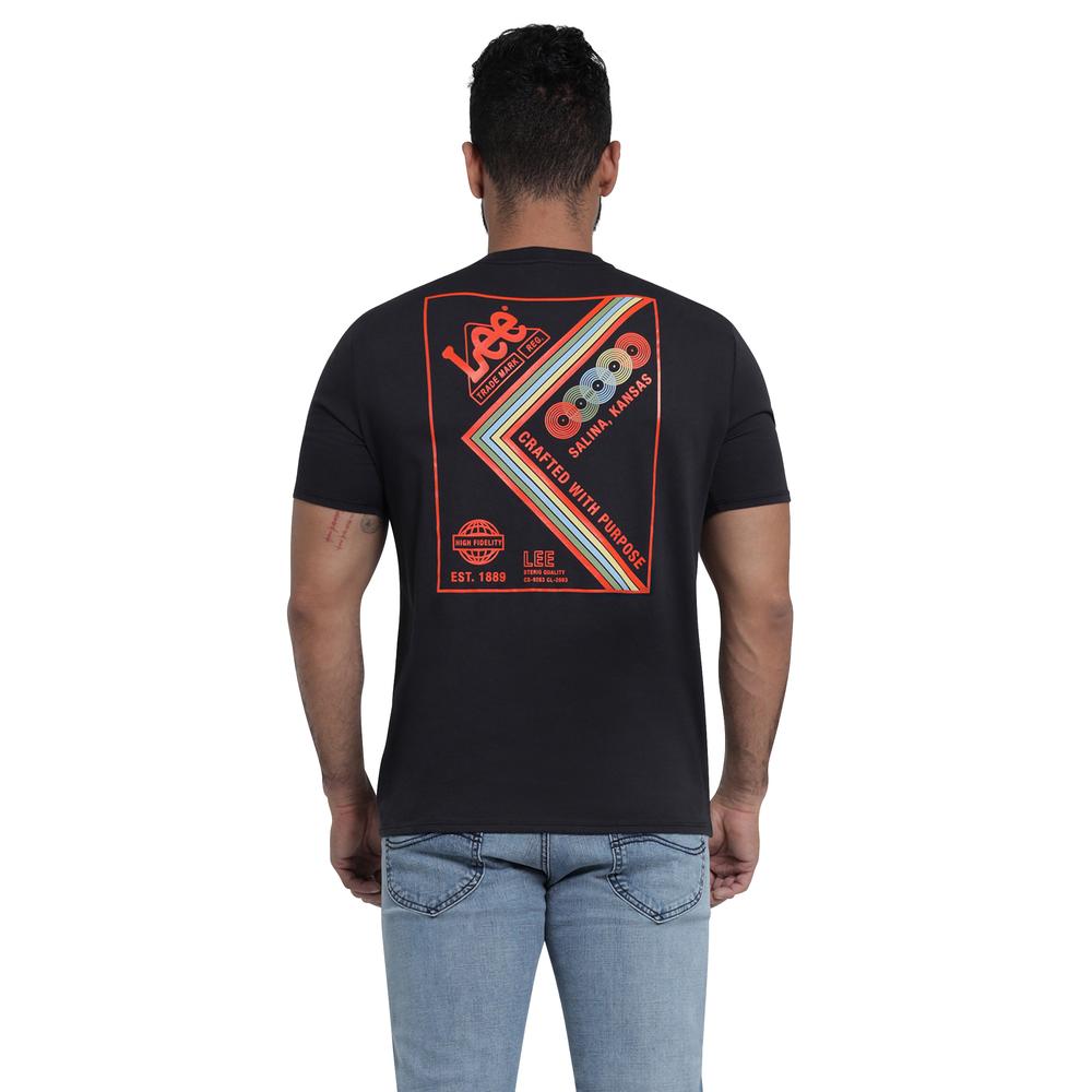 Foto 4 pulgar | Playera Lee Slim Fit 410 Negra para Hombre