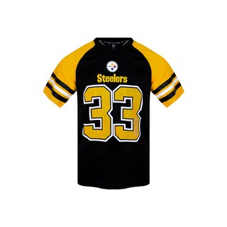 Foto 1 | Playera Deportiva NFL Pittsburgh Steelers Negra con Amarillo para Caballero