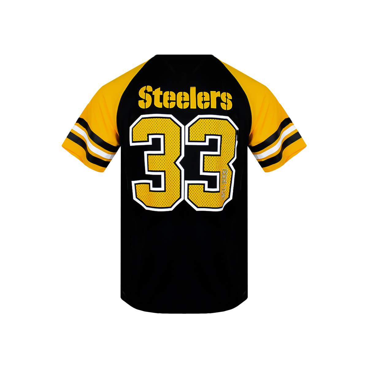Foto 5 pulgar | Playera Deportiva NFL Pittsburgh Steelers Negra con Amarillo para Caballero