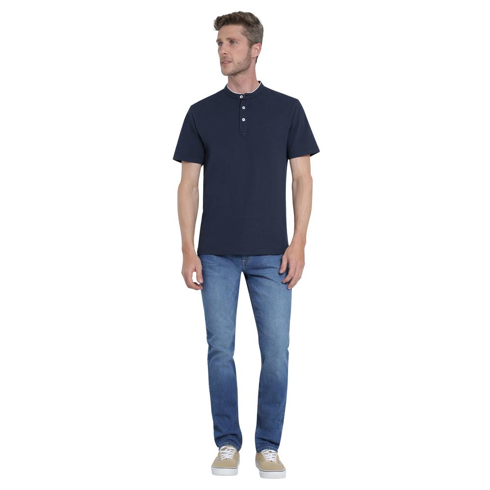 Foto 5 pulgar | Playera Lee Slim Fit 441 Azul Petróleo para Hombre