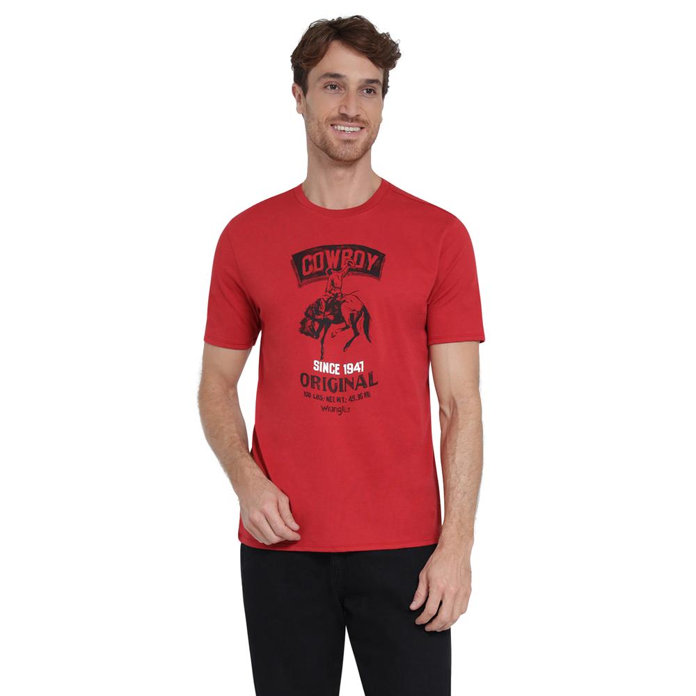 Playera Wrangler Comfort 402 Rojo para Hombre