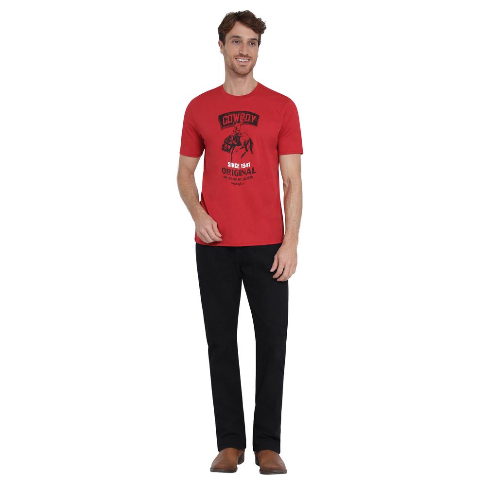 Foto 4 | Playera Wrangler Comfort 402 Rojo para Hombre