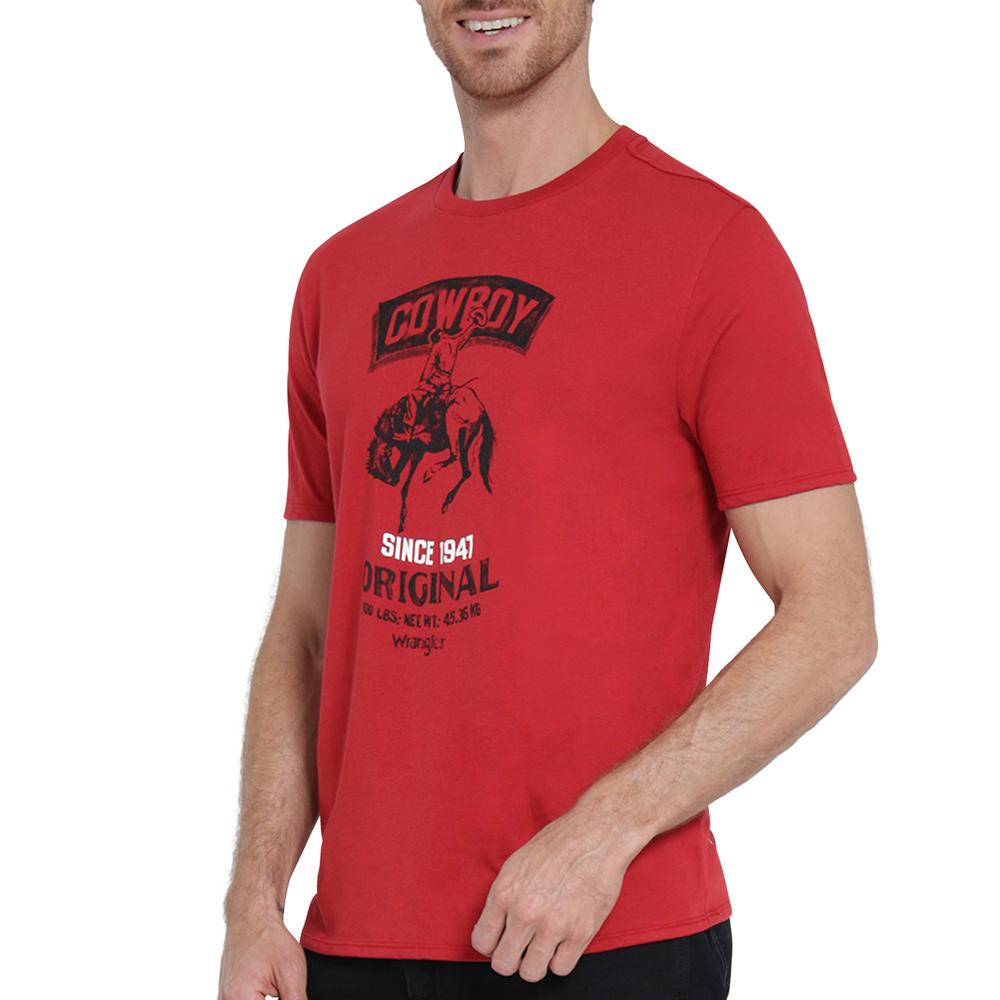 Foto 5 | Playera Wrangler Comfort 402 Rojo para Hombre