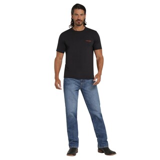 Foto 4 | Playera Wrangler Comfort 403 Negro