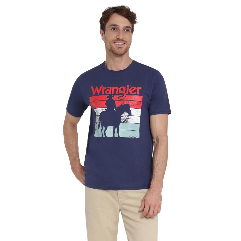 Playera Wrangler Comfort 405 Azul Marino