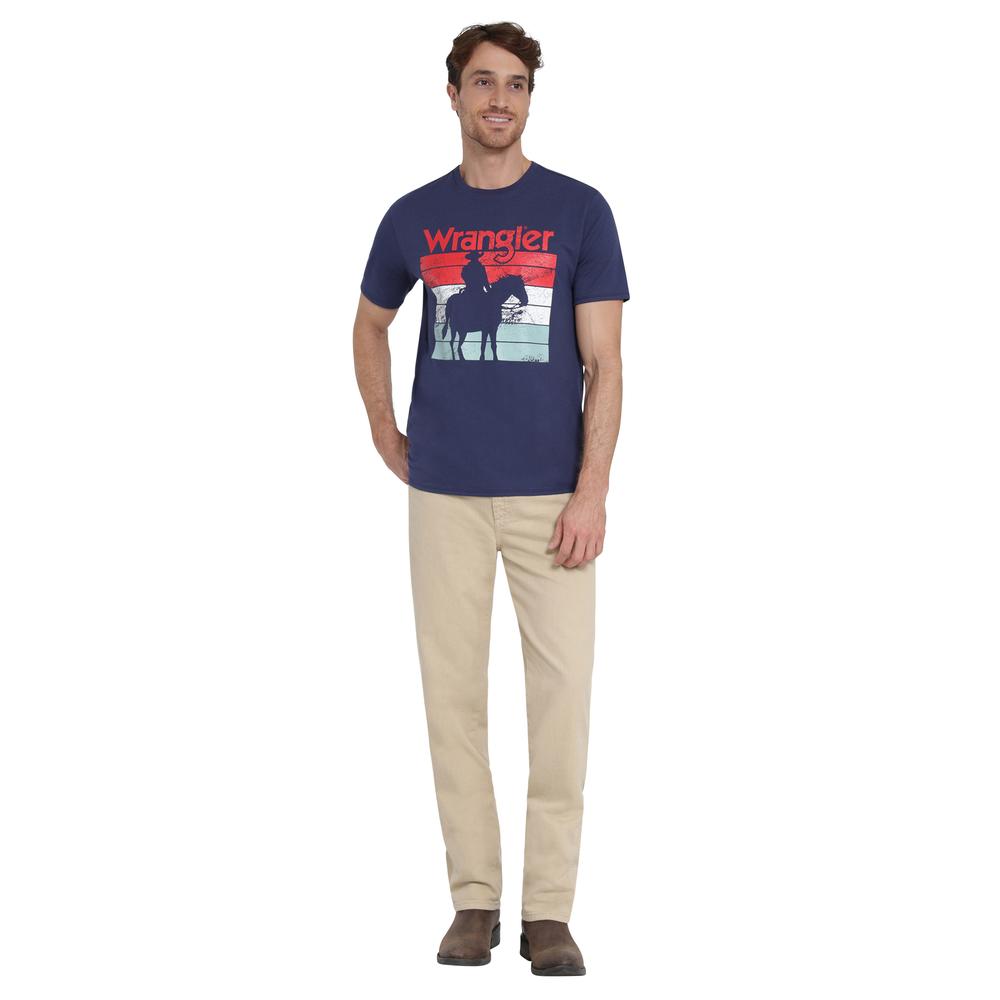 Foto 5 pulgar | Playera Wrangler Comfort 405 Azul Marino