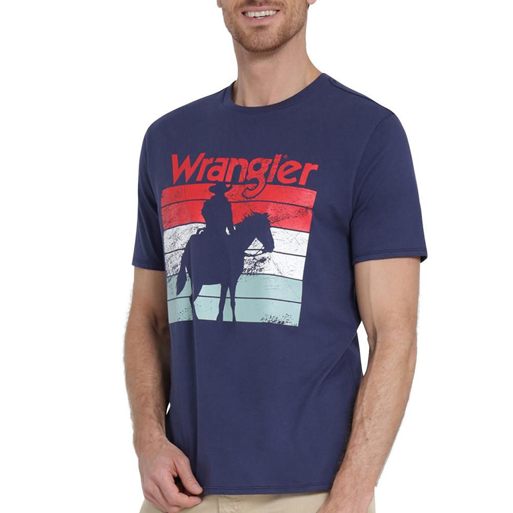 Foto 6 pulgar | Playera Wrangler Comfort 405 Azul Marino