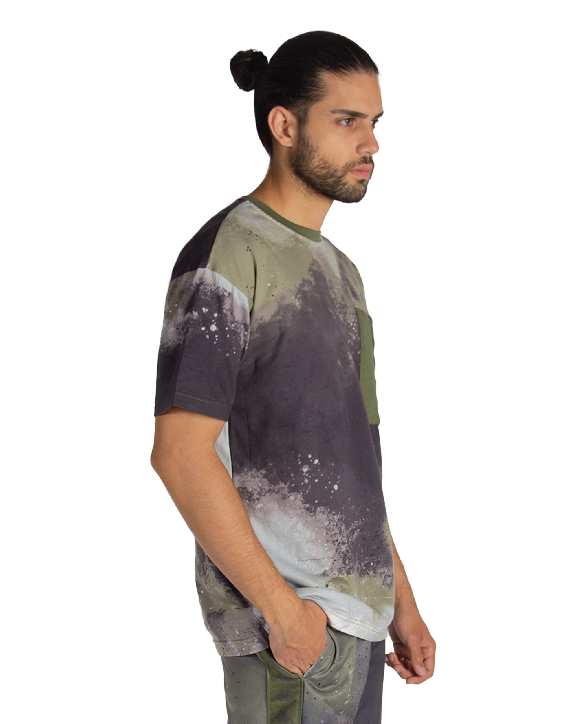 Foto 5 pulgar | Playera Caballero Manga Corta Kappa Banda 222 Fapo Graphik