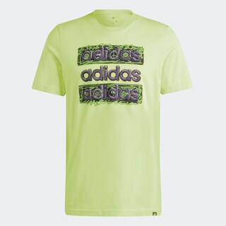 Foto 2 | Playera Sportswear Dream Doodle Multi Adidas Verde Hombre
