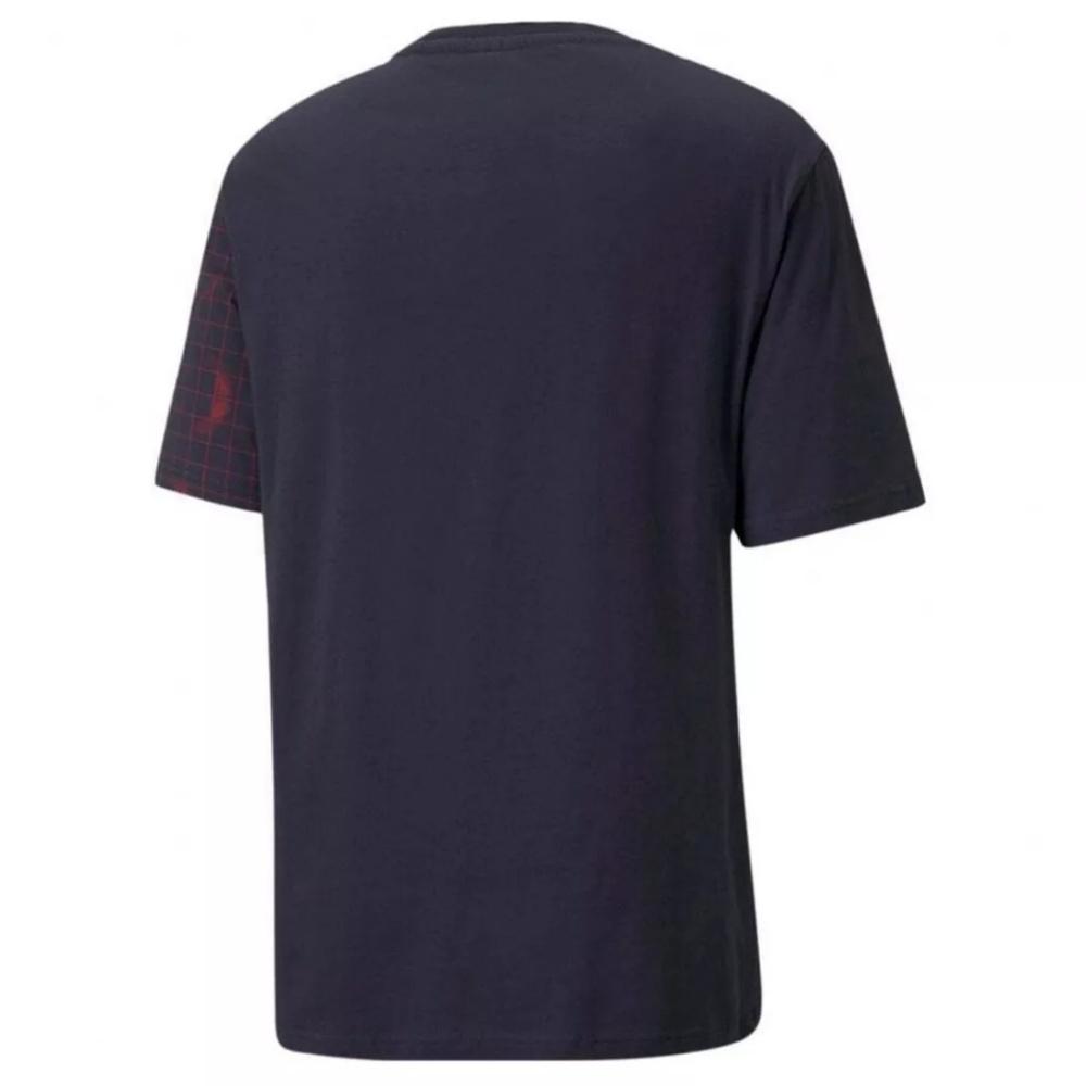 Foto 2 | Playera Puma Rbr Aop Tee Azul Marino para Hombre