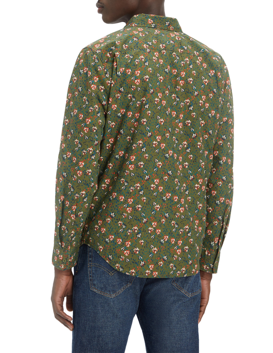 Foto 4 pulgar | Camisa Levi's Verde para Hombre