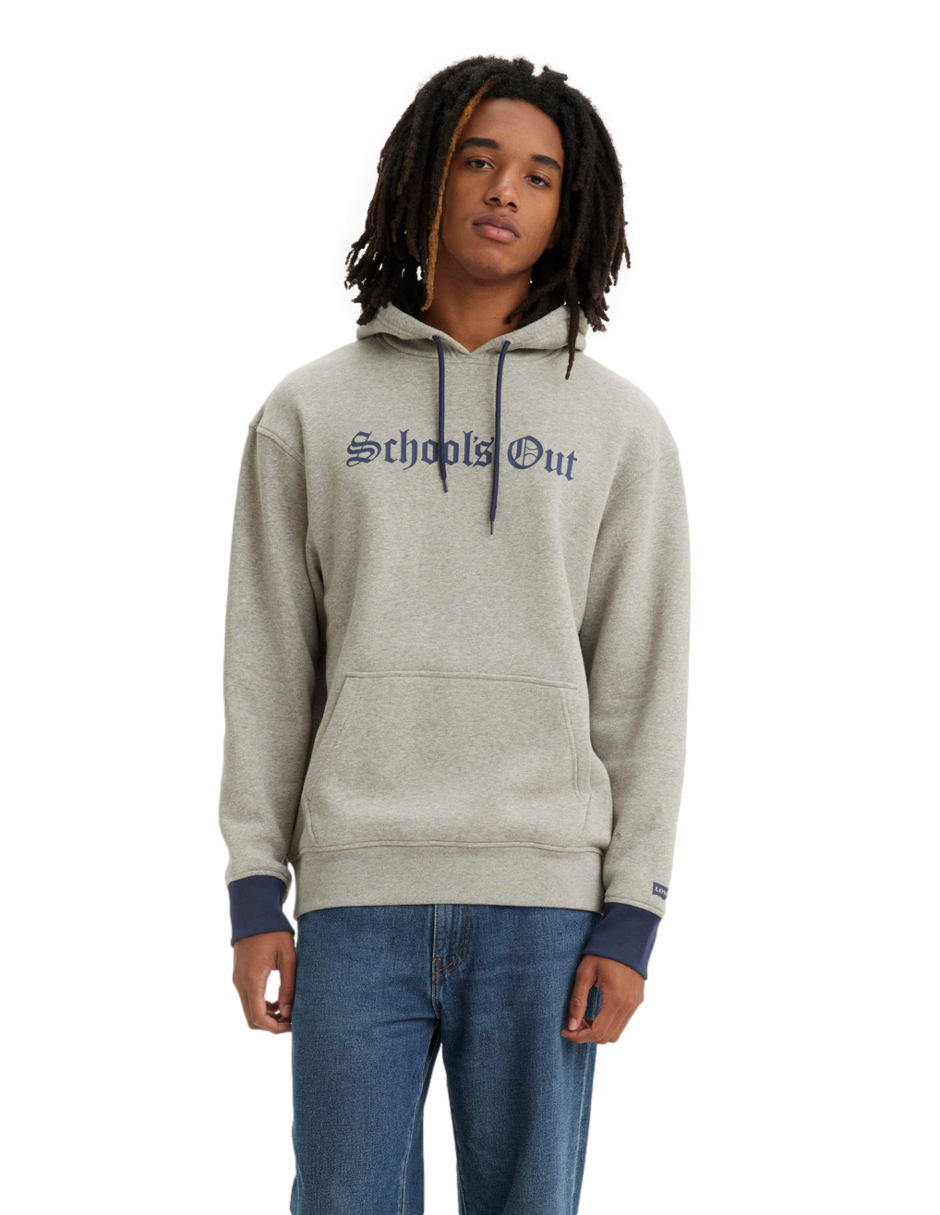 Foto 2 pulgar | Sudadera Levi's Gris para Hombre
