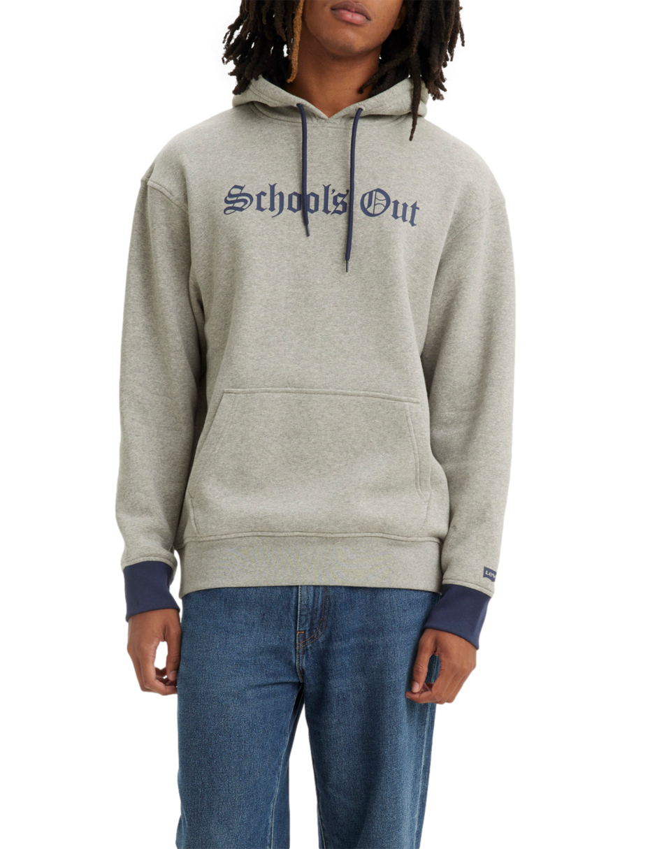 Foto 3 pulgar | Sudadera Levi's Gris para Hombre