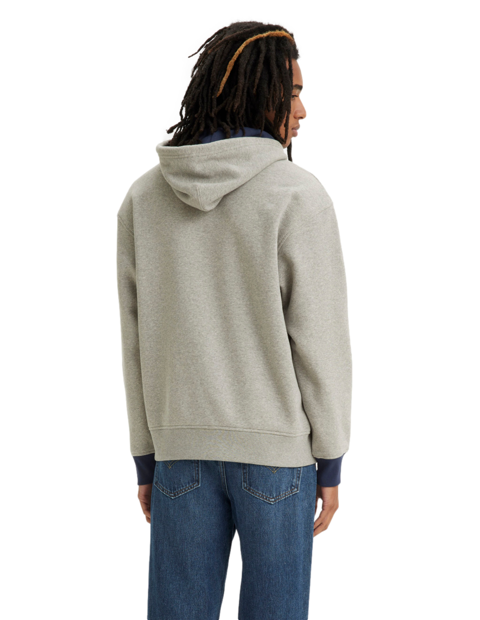 Foto 4 pulgar | Sudadera Levi's Gris para Hombre