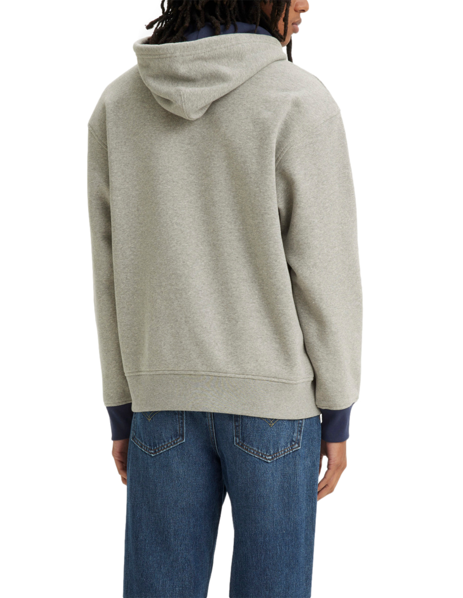 Foto 5 pulgar | Sudadera Levi's Gris para Hombre