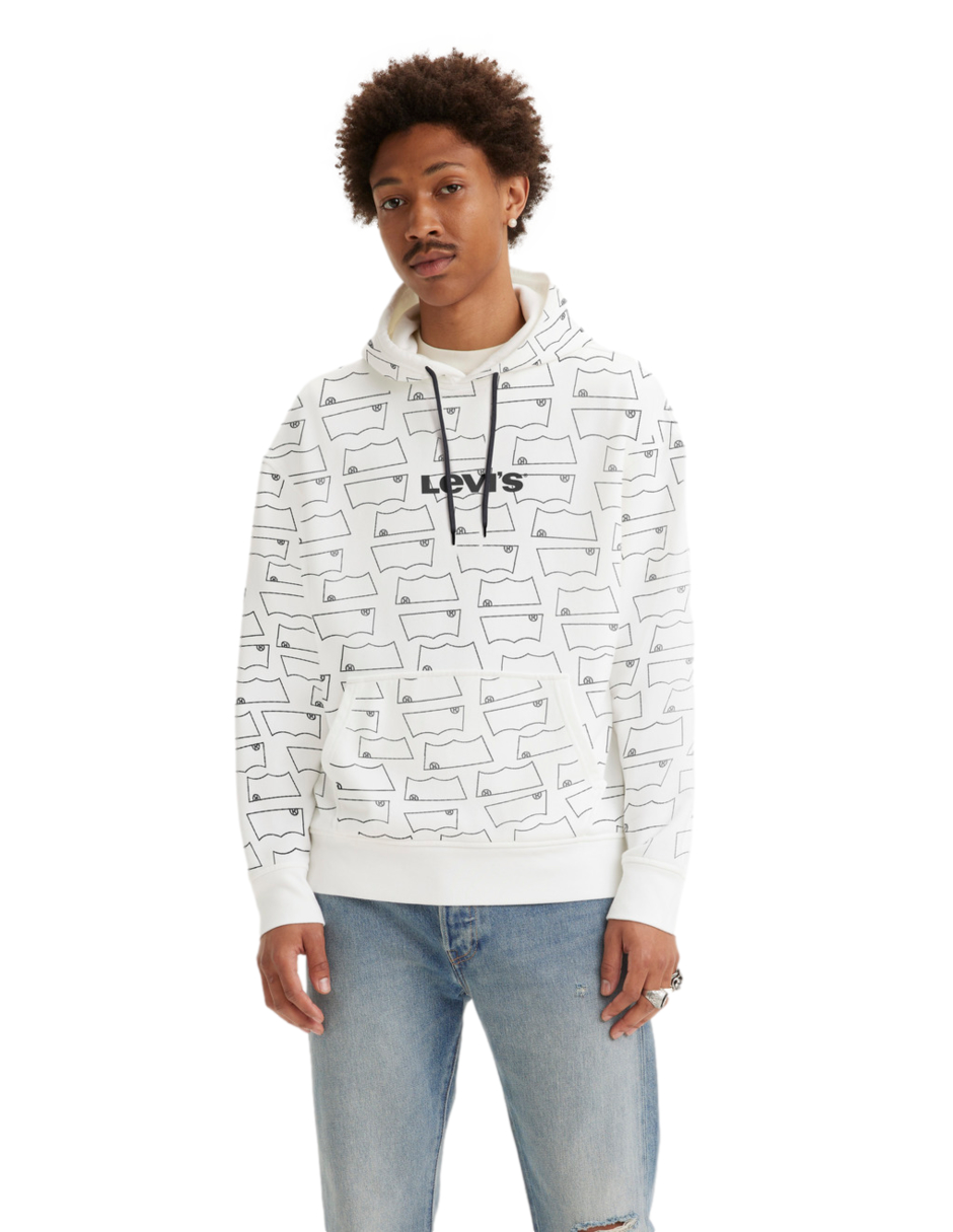 Foto 2 pulgar | Sudadera Levi's Blanca para Hombre