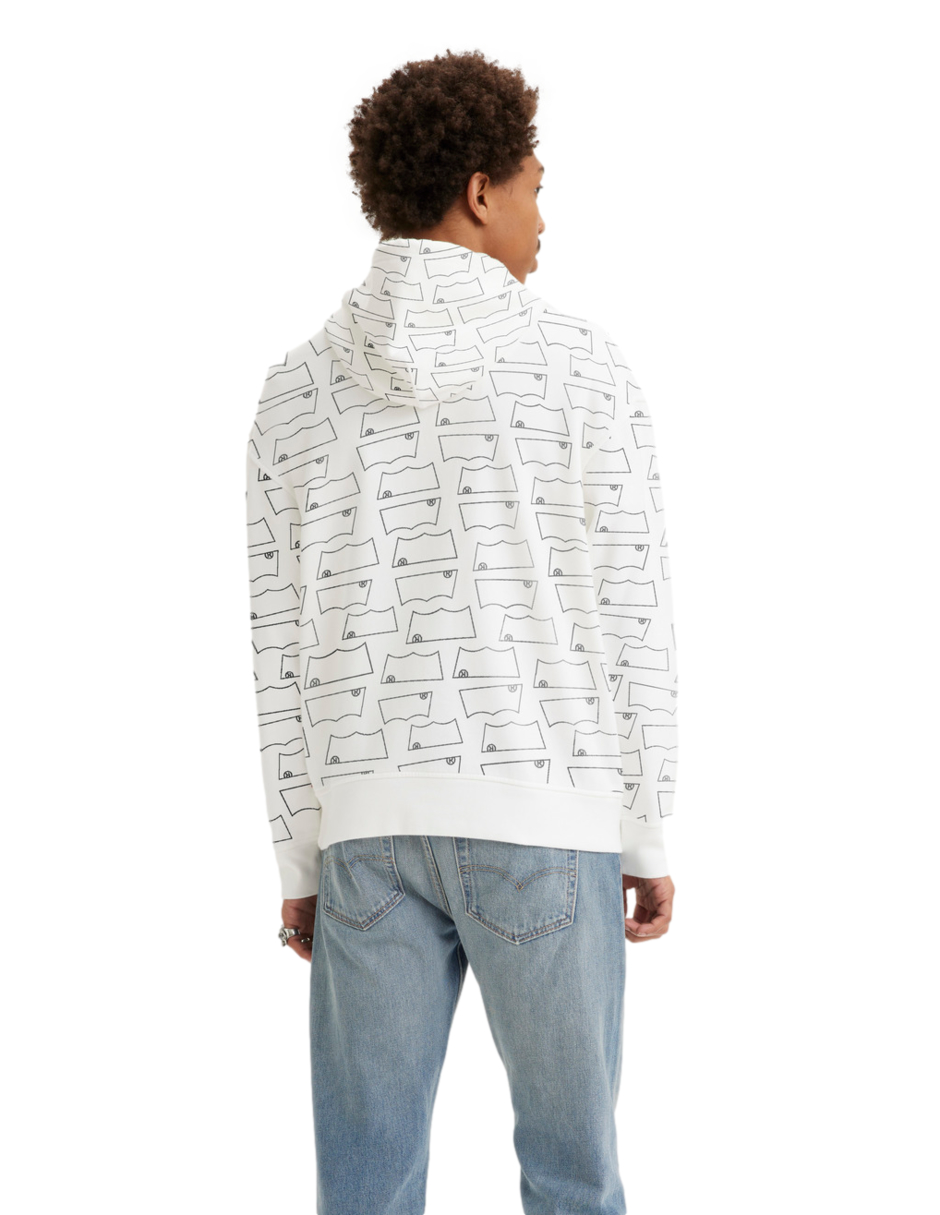 Foto 4 pulgar | Sudadera Levi's Blanca para Hombre