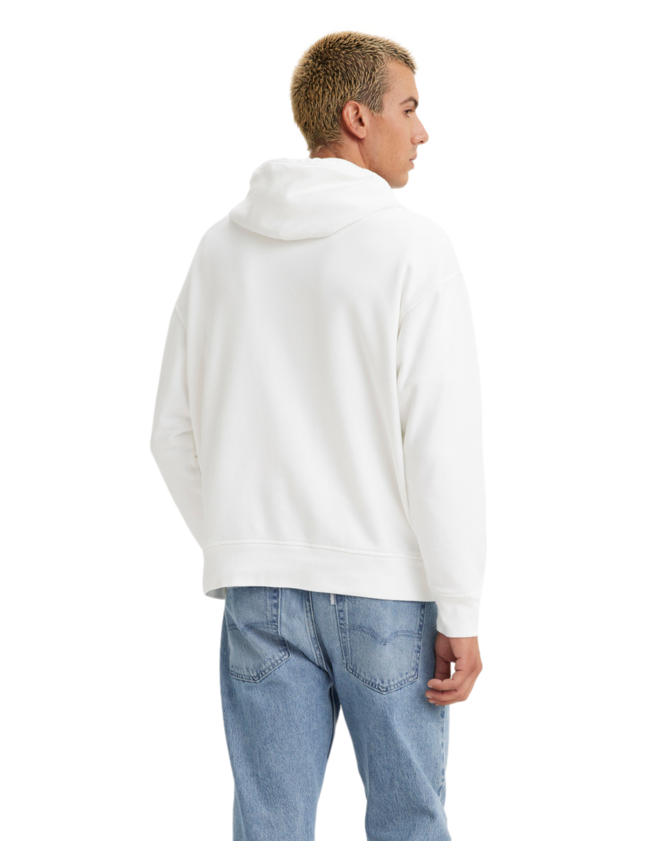 Foto 4 pulgar | Sudadera Relaxed Levi's Blanca para Hombre