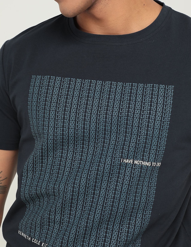 Foto 5 pulgar | Playera Kenneth Cole Cuello Redondo Para Hombre