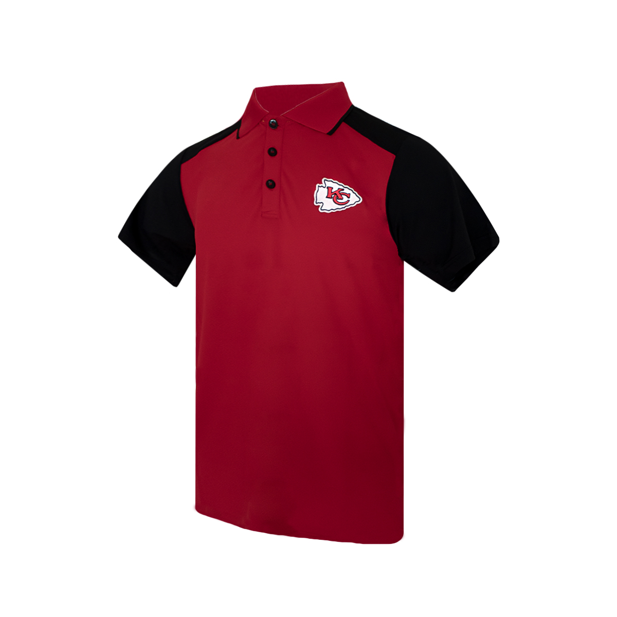 Foto 3 | Playera Deportiva NFL Roja Tipo Polo Kansas City Chiefs para Caballero