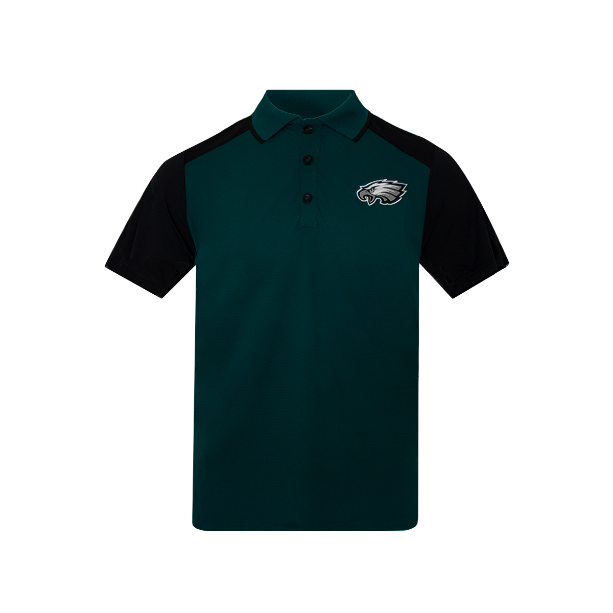 Foto 2 pulgar | Playera Deportiva NFL Verde Tipo Polo Philadelphia Eagles para Caballero