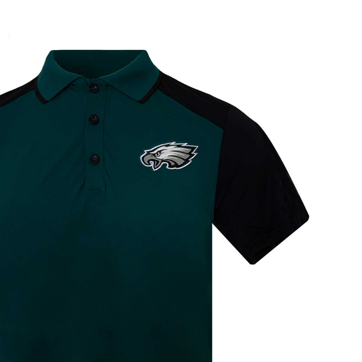 Foto 3 pulgar | Playera Deportiva NFL Verde Tipo Polo Philadelphia Eagles para Caballero
