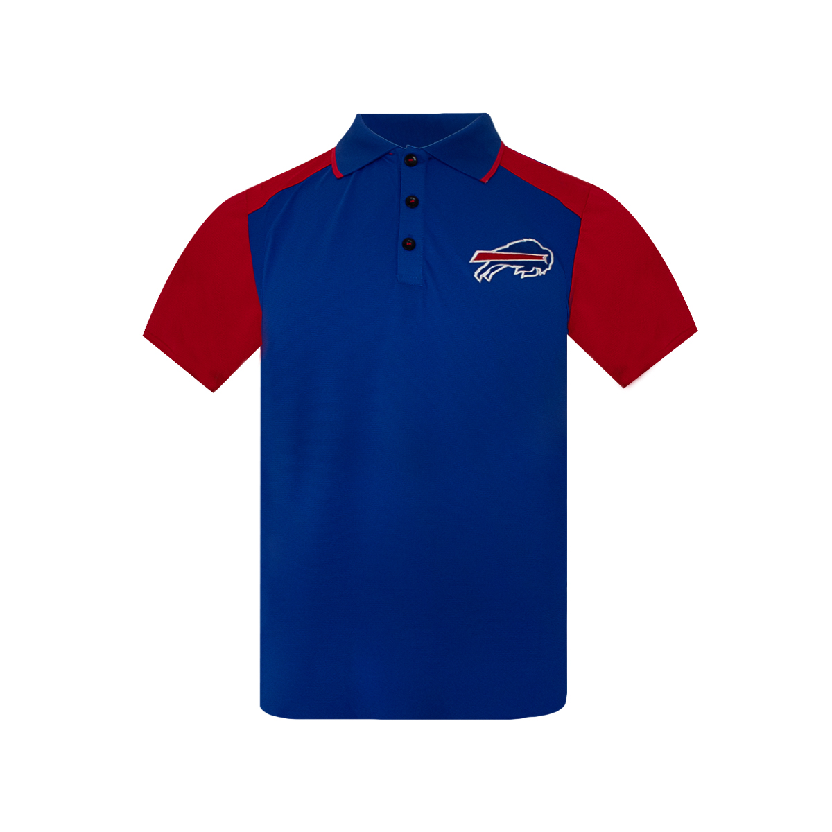 Foto 2 pulgar | Playera Deportiva NFL Azul Tipo Polo Buffalo Bills para Caballero