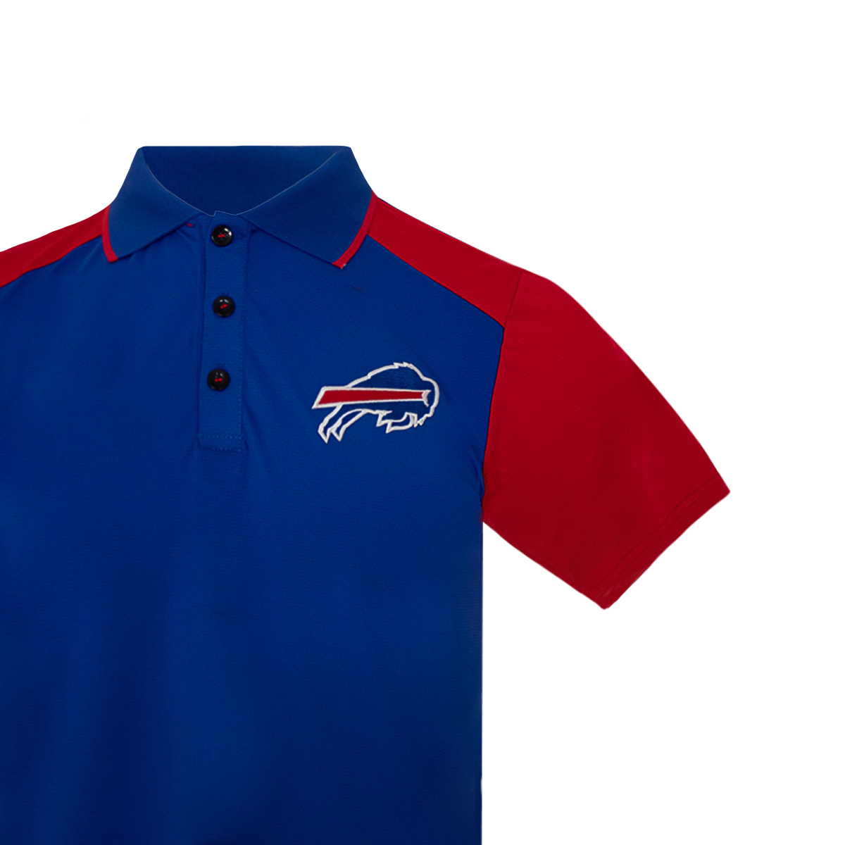 Foto 3 pulgar | Playera Deportiva NFL Azul Tipo Polo Buffalo Bills para Caballero