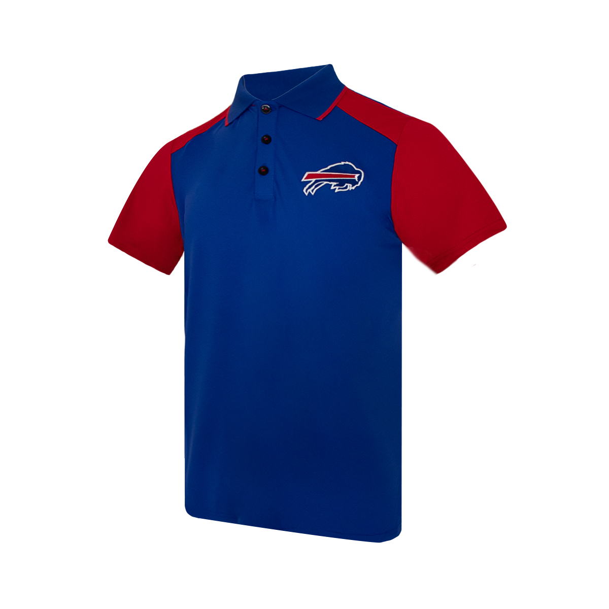 Foto 4 pulgar | Playera Deportiva NFL Azul Tipo Polo Buffalo Bills para Caballero