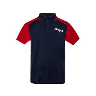 Foto 1 | Playera Deportiva NFL Azul Marino Tipo Polo New England Patriots para Caballero