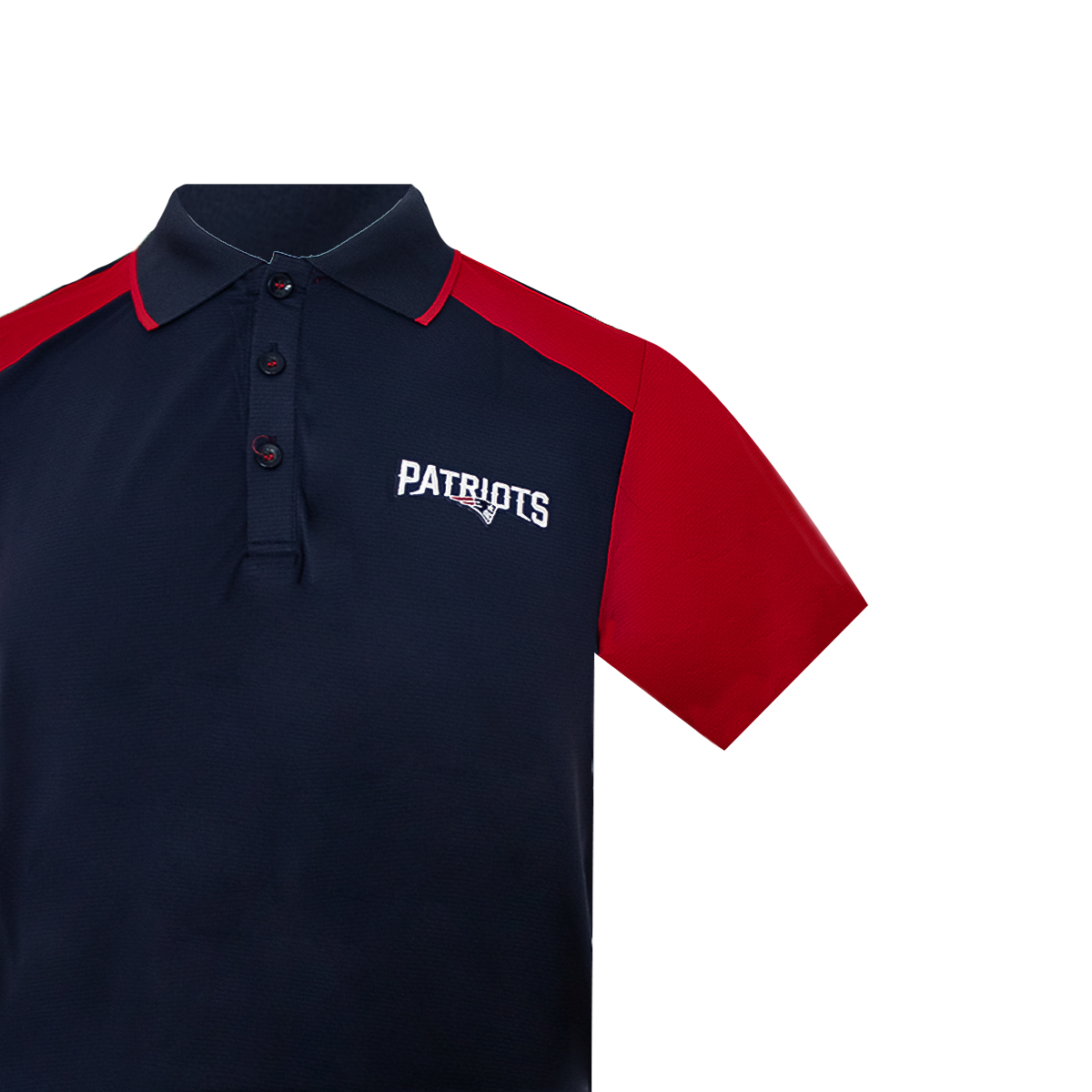 Foto 2 | Playera Deportiva NFL Azul Marino Tipo Polo New England Patriots para Caballero