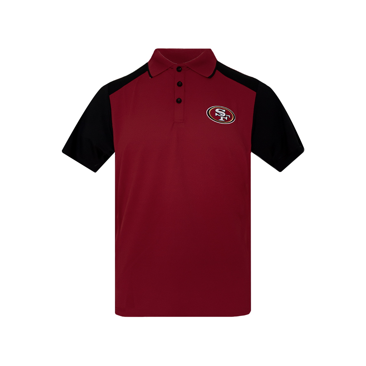 Playera Deportiva NFL Vino Tipo Polo San Francisco 49s para Caballero
