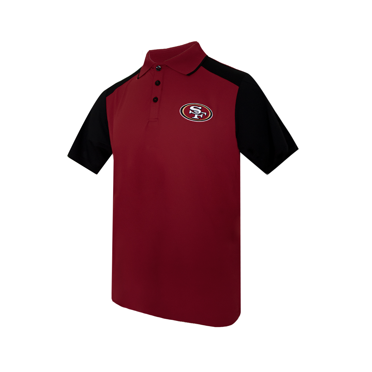 Foto 3 | Playera Deportiva NFL Vino Tipo Polo San Francisco 49s para Caballero