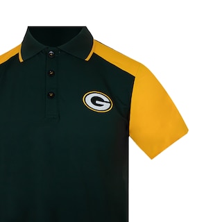 Foto 2 | Playera Deportiva NFL Verde Tipo Polo Green Bay Packers para Caballero