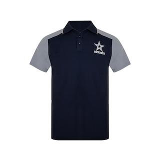 Foto 1 | Playera Deportiva NFL Azul Tipo Polo Dallas Cowboys para Caballero