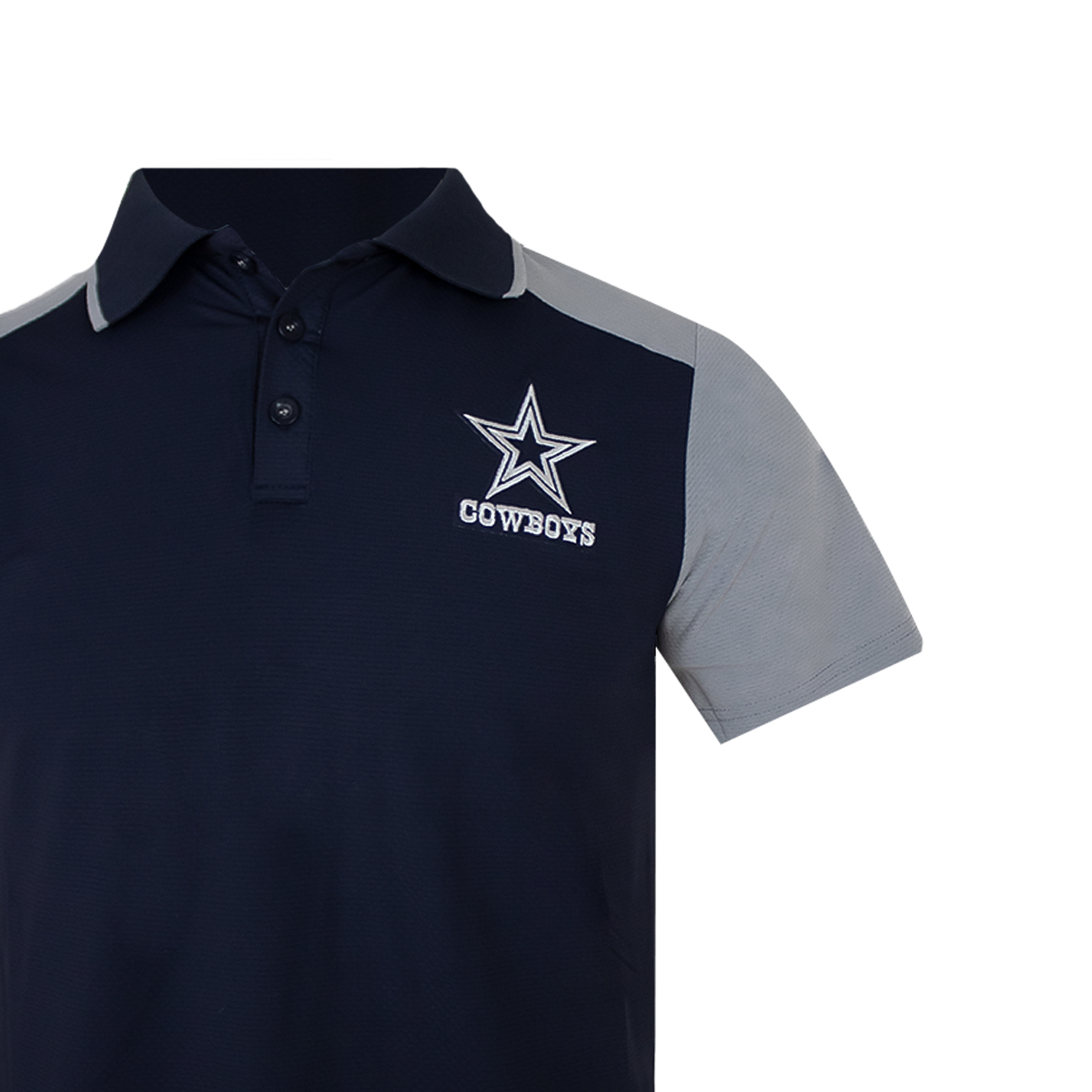 Foto 3 pulgar | Playera Deportiva NFL Azul Tipo Polo Dallas Cowboys para Caballero