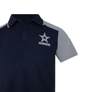 Foto 2 | Playera Deportiva NFL Azul Tipo Polo Dallas Cowboys para Caballero