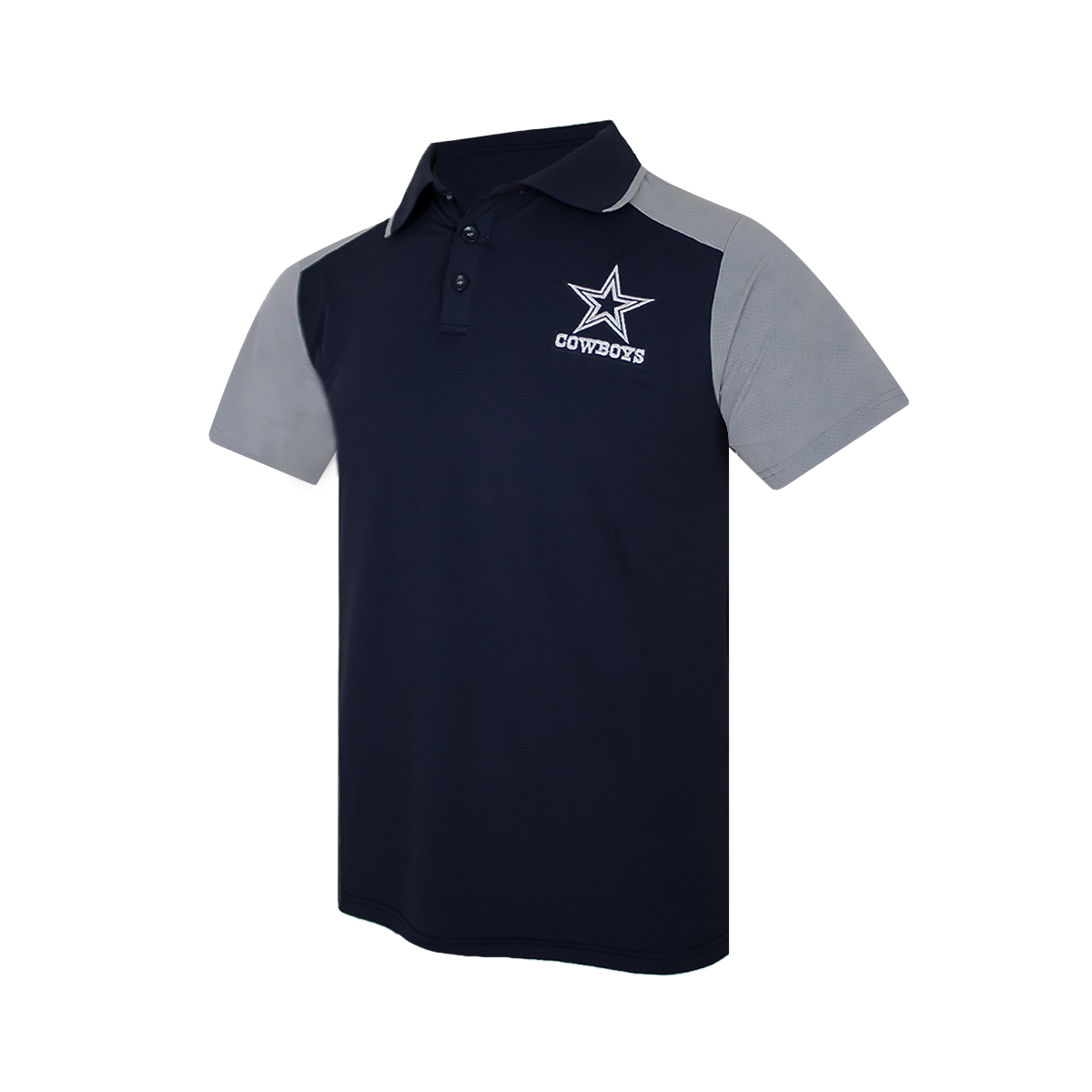 Foto 4 pulgar | Playera Deportiva NFL Azul Tipo Polo Dallas Cowboys para Caballero