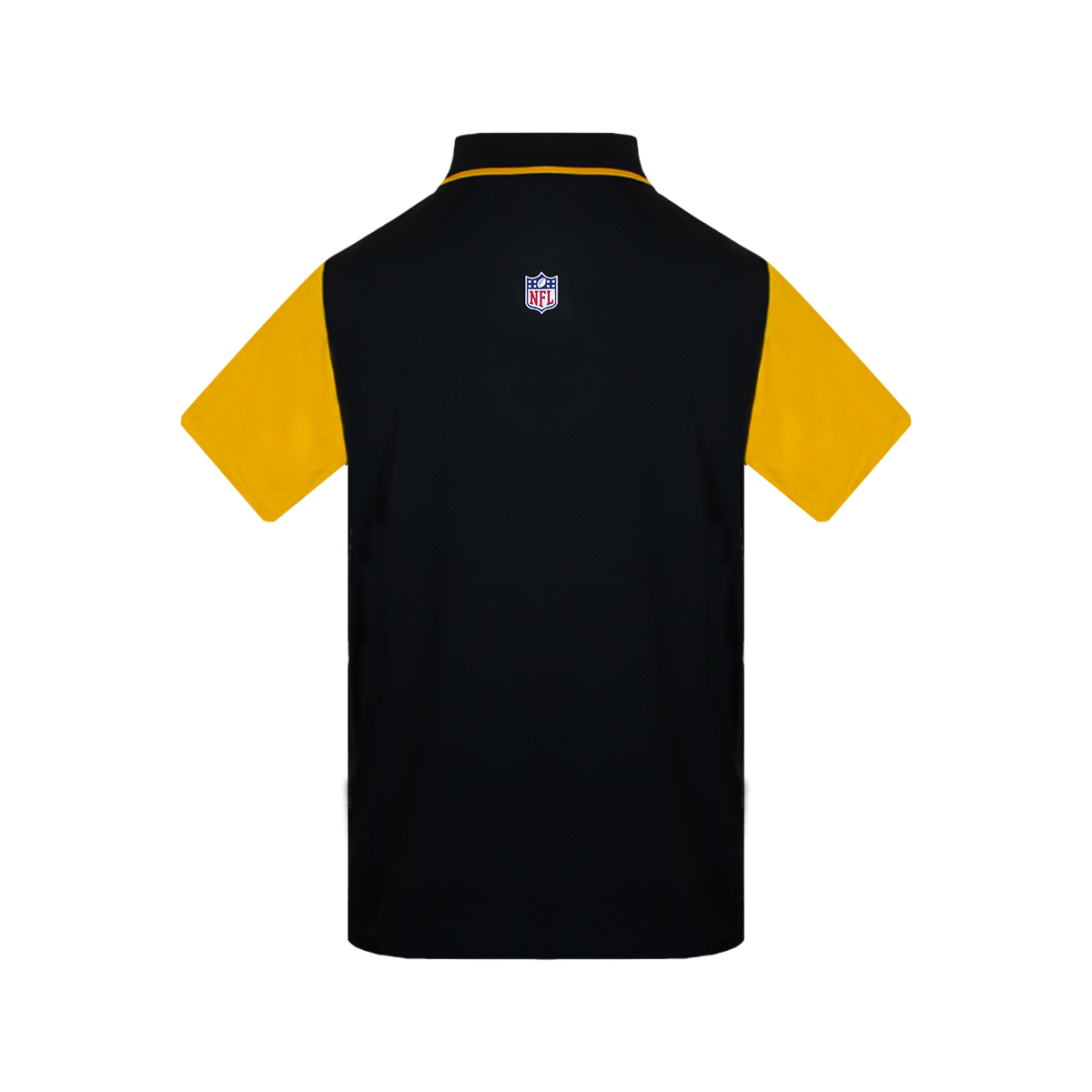 Foto 5 pulgar | Playera Deportiva NFL Negra Tipo Polo Pittsburgh Steelers para Caballero